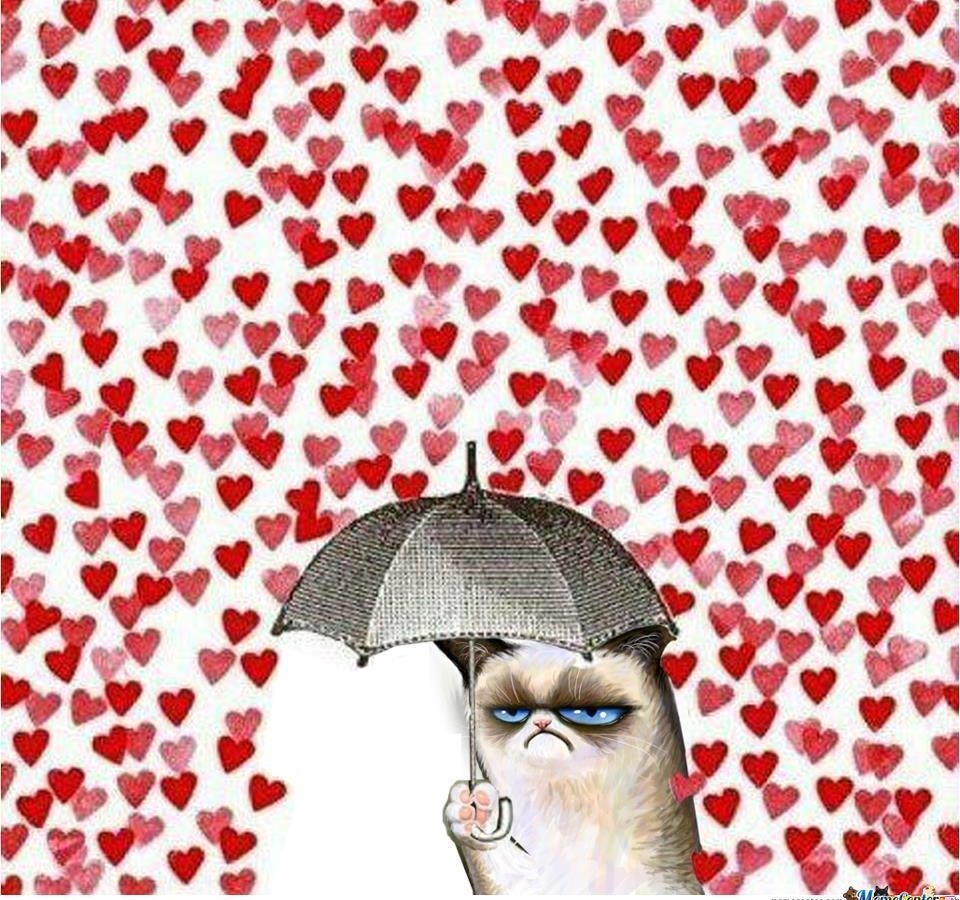 Grumpy cat Valentine's day