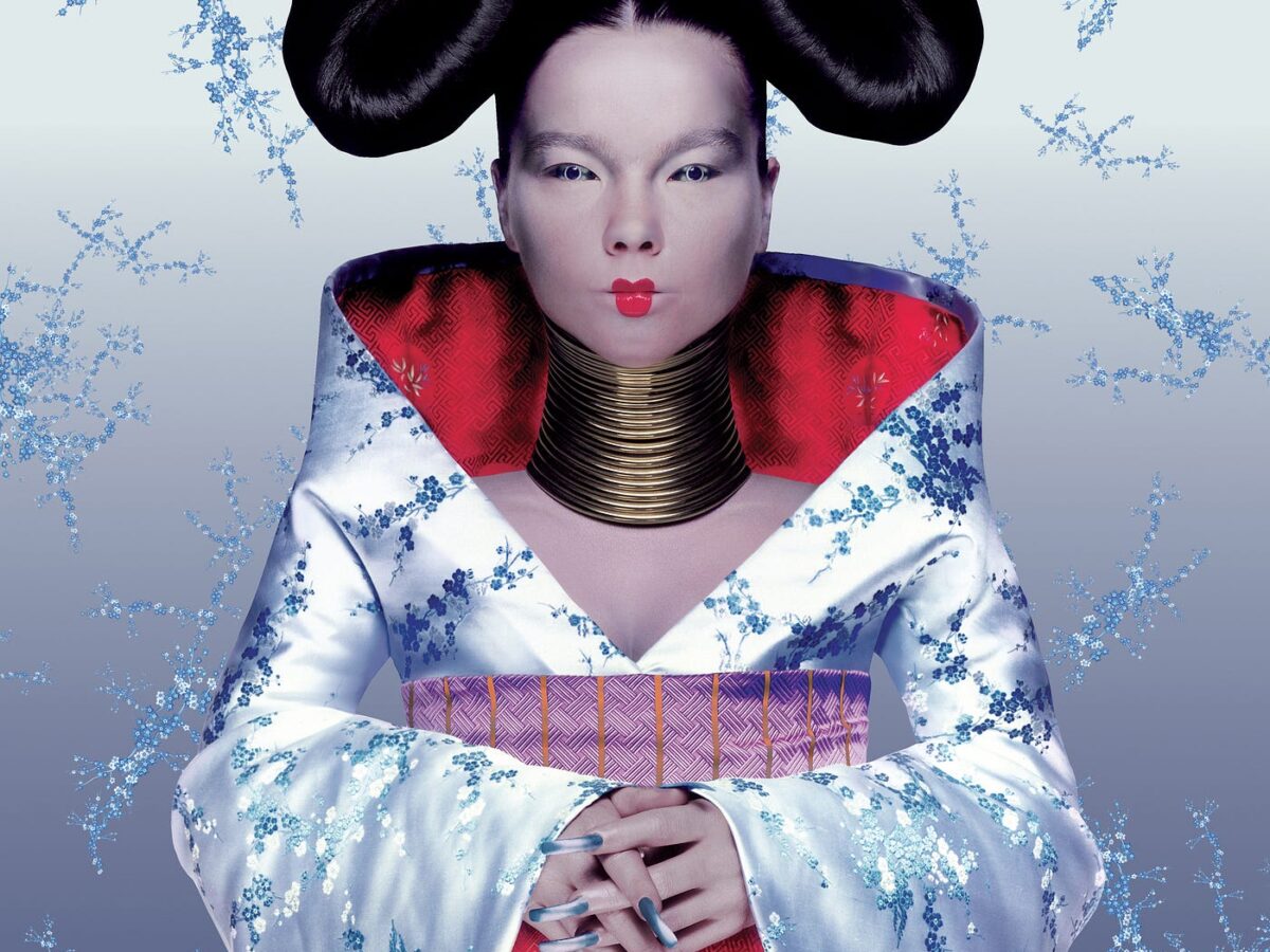 Bjork Homogenic album artwork cover Alexander McQueen